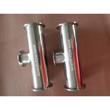 304 / 316L Acero Inoxidable Sanitario Reductor Especial Clamped Tee